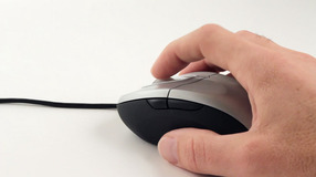 Image of hand clicking computer mouse link leads to Student Research tab